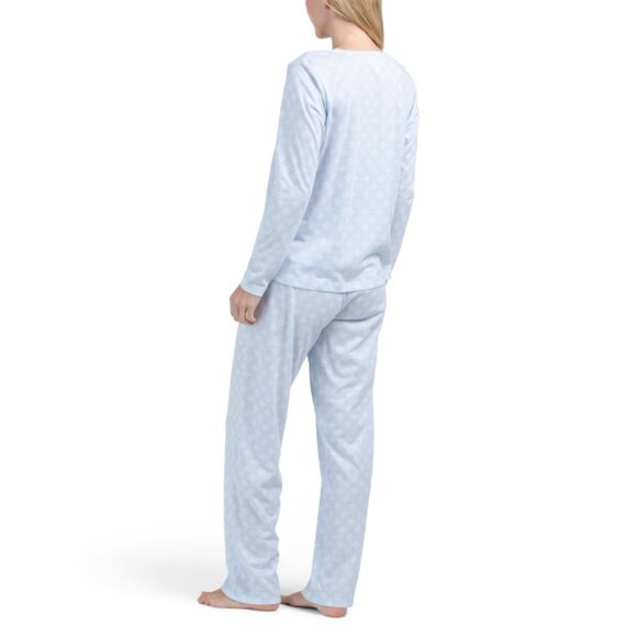 SOPHIA Blue 2pc Forever Yours Pj Set - Picture 2 of 2